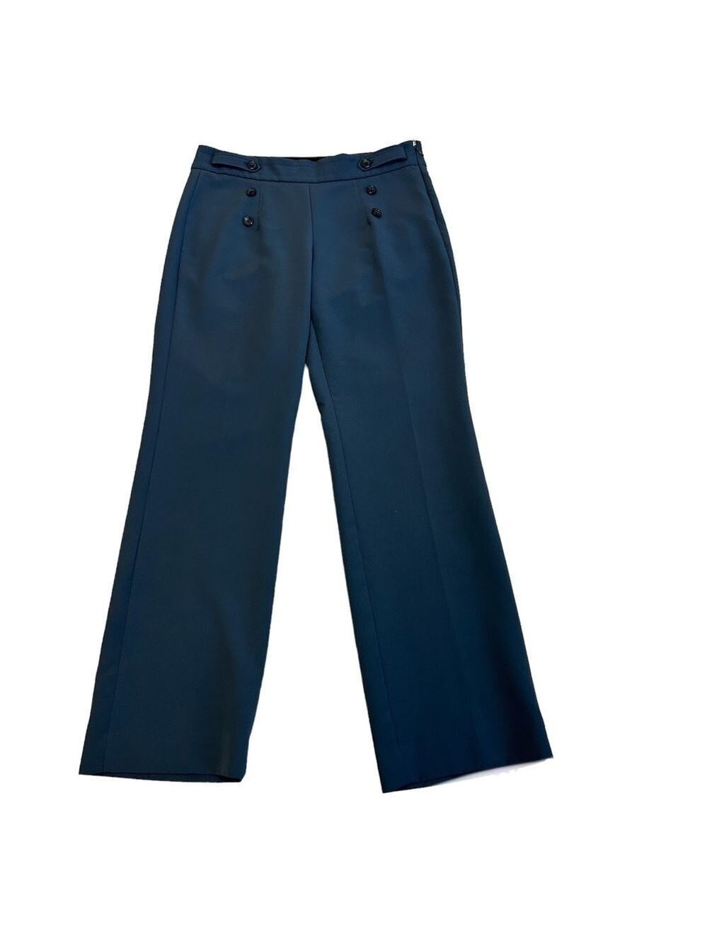 BANANA Republic blueish gray sailor military pants Sz 8 NWOT